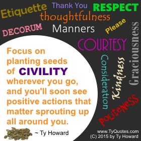 Keynote Speaker on Civility Ty Howard